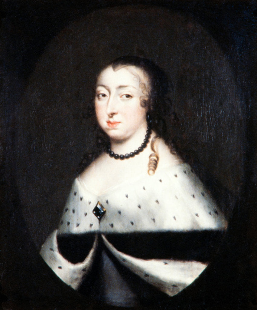 Detail of Hedvig Eleonora, Queen Dowager of Sweden, c.1661 by David Klocker Ehrenstrahl