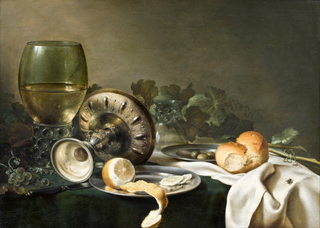 Detail of Still-Life, c.1630 by Willem Claesz. Heda