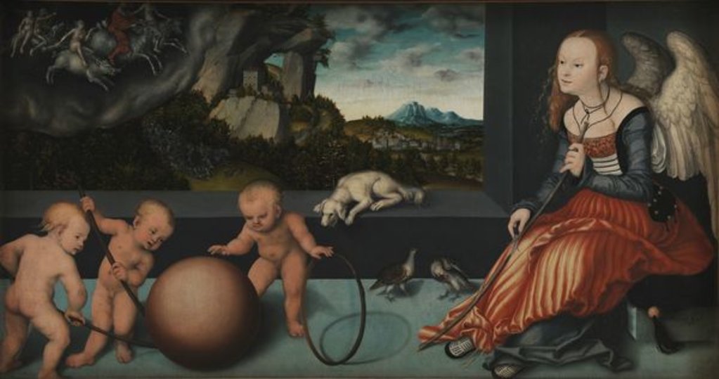 Detail of Melancholia, 1532 by Lucas the Elder Cranach