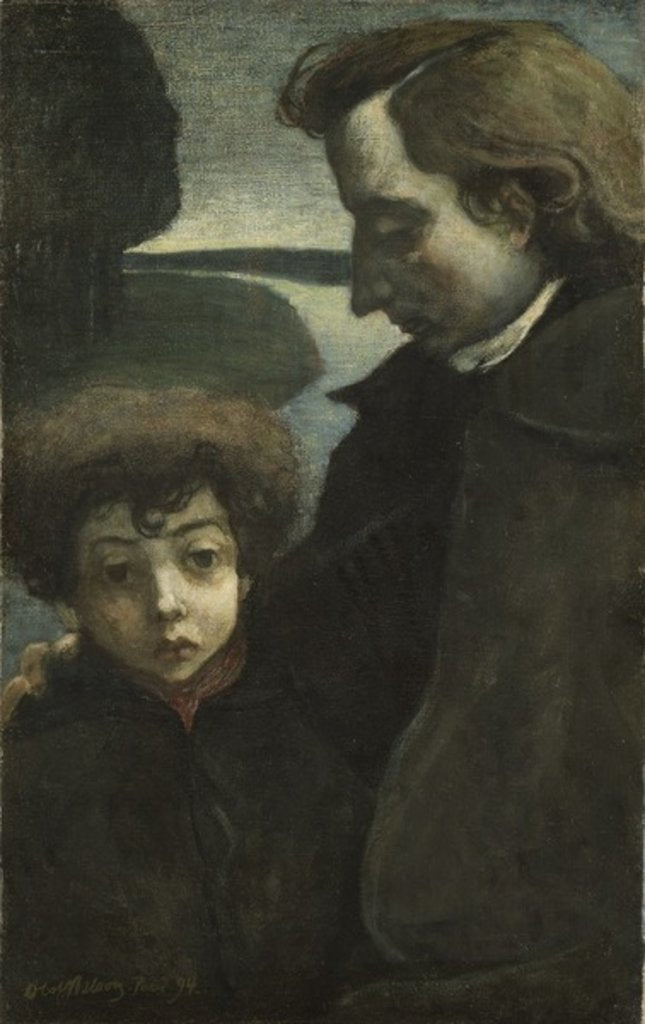 Detail of Foster-Brothers, 1894 by Olof Sager-Nelson