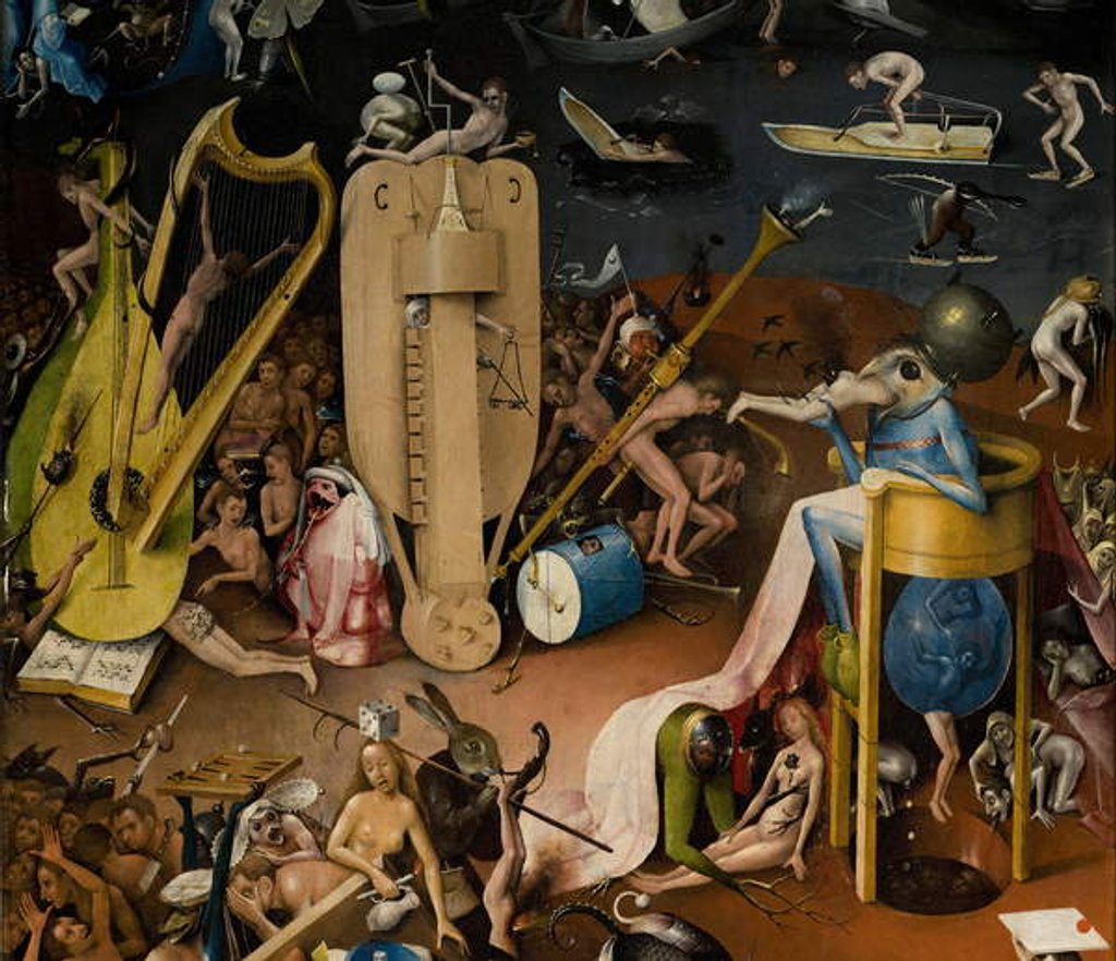 Detail of The Garden of Earthly Delights, 1490-1500 by Hieronymus Bosch