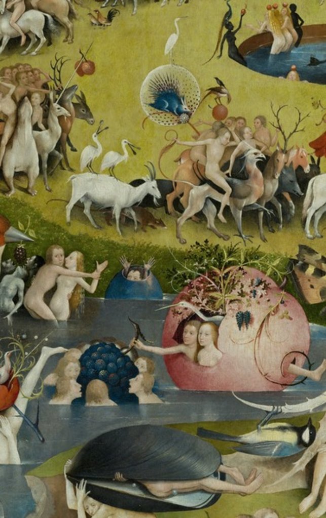 Detail of The Garden of Earthly Delights, 1490-1500 by Hieronymus Bosch