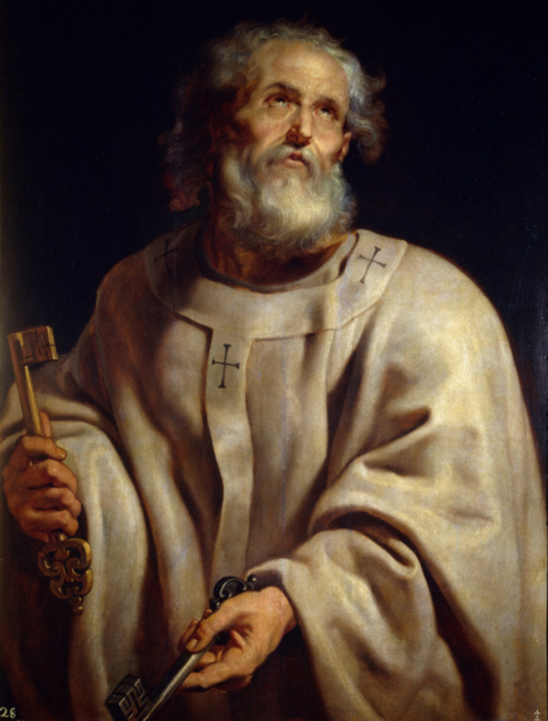 Detail of Saint Peter, c. 1611 by Peter Paul Rubens
