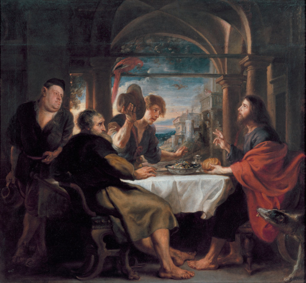 Detail of Supper at Emmaus, c.1638 by Peter Paul Rubens