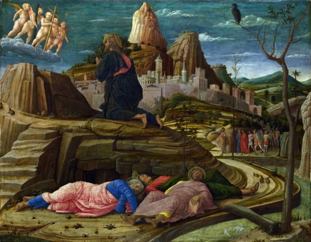 Detail of Agony in the Garden, c.1460 by Andrea Mantegna