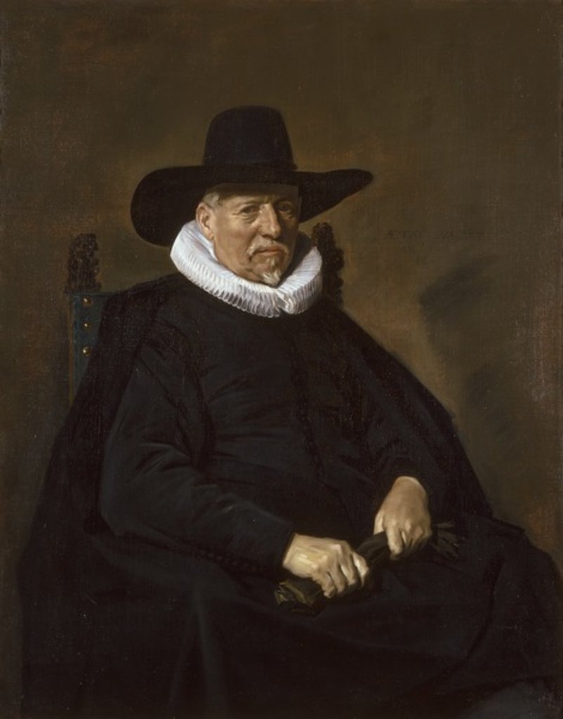 Detail of Portrait of an Elderly Man, traditionally called Heer Bodolphe, 1643 by Frans Hals