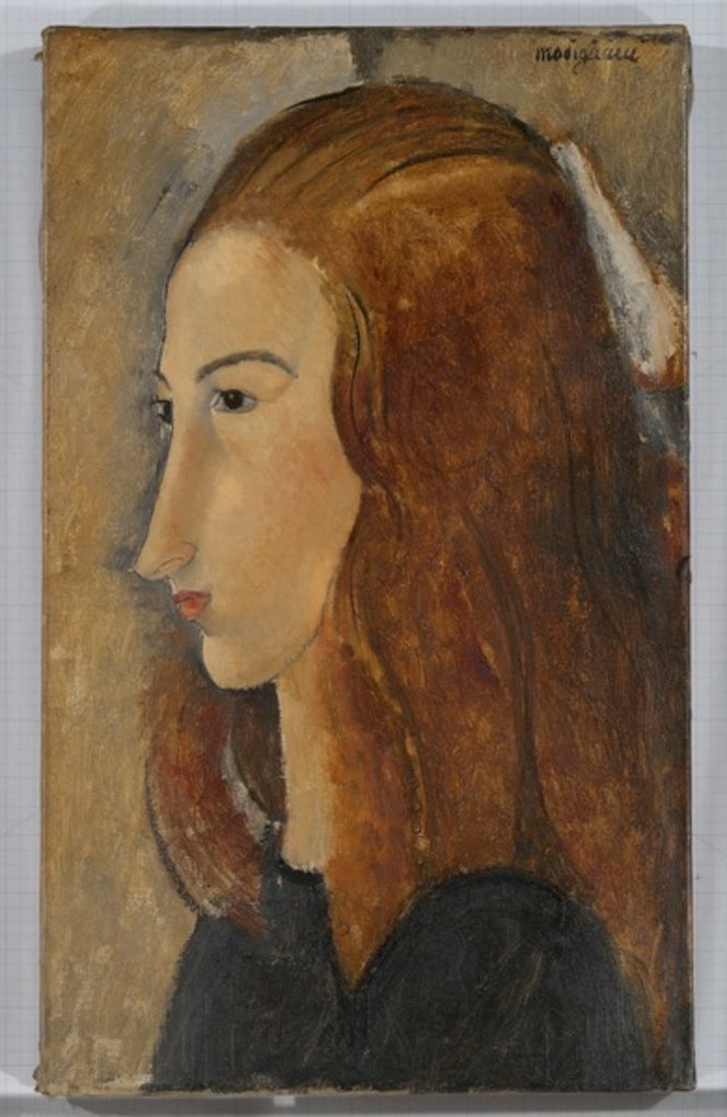 Detail of Portrait of a Young Woman, 1918 by Amedeo Modigliani