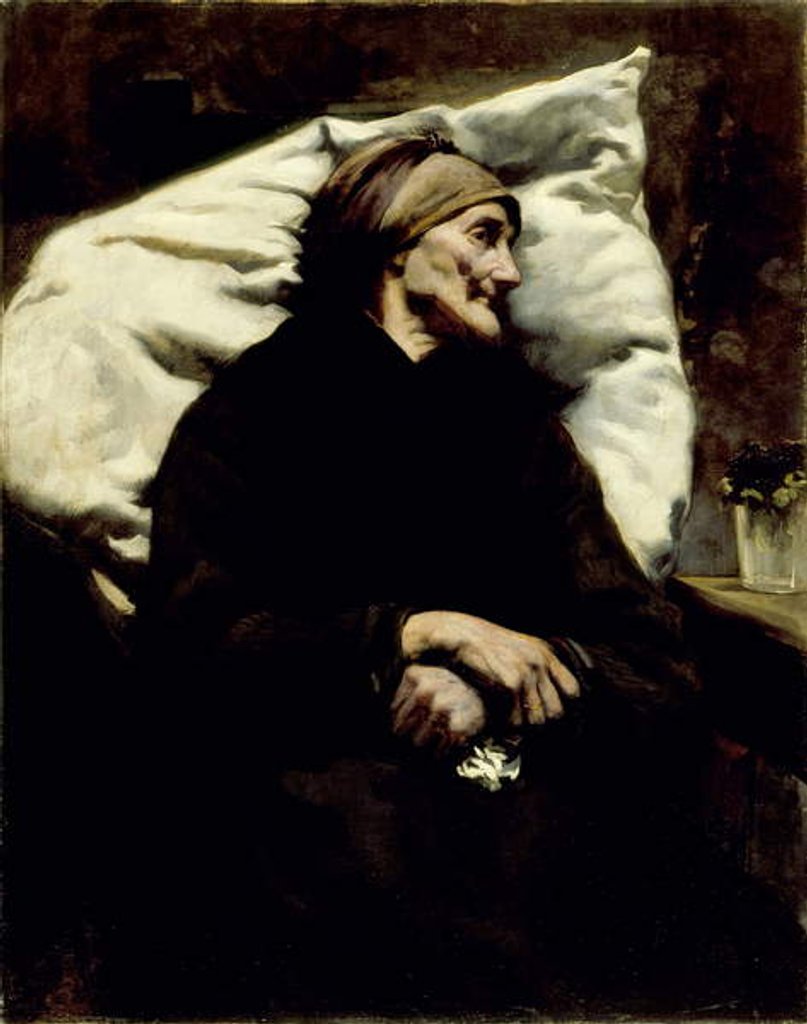 Detail of The Grandmother, 1889 by Walter Gilman Page