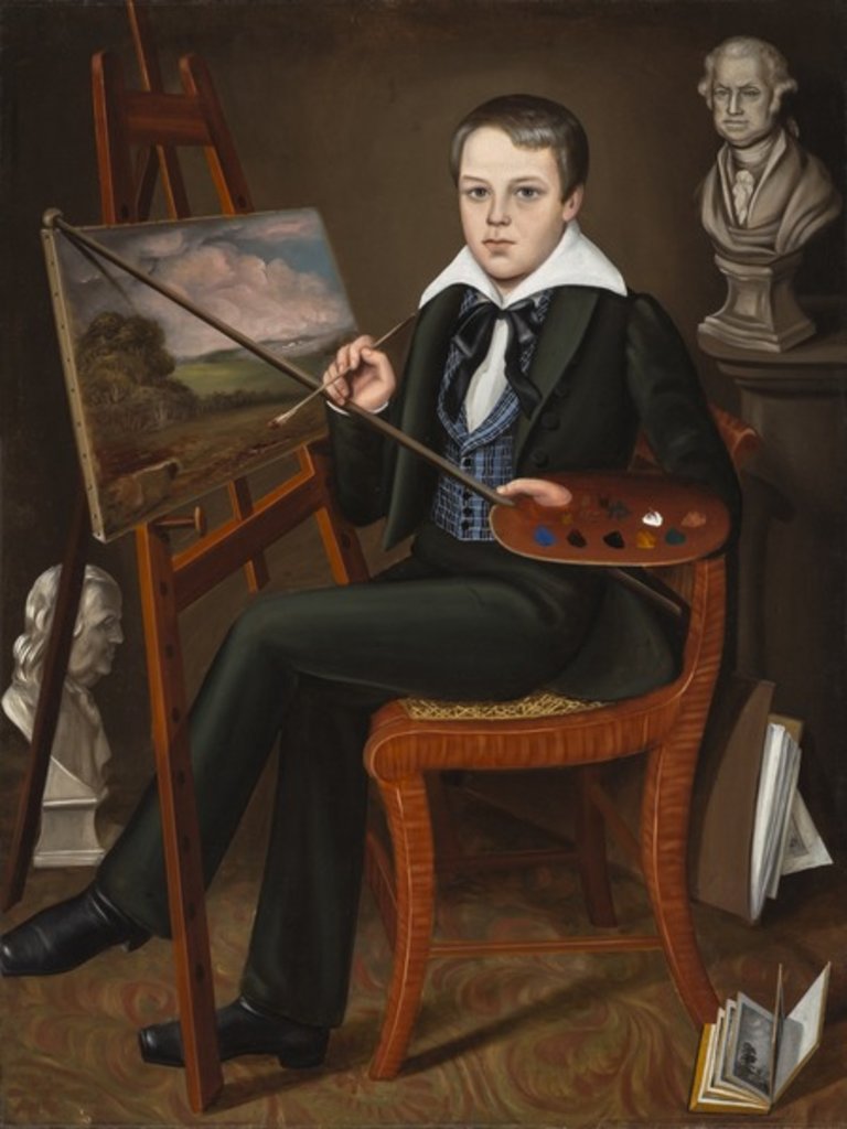 Detail of The Young Artist, c.1838-39 by Randall Palmer