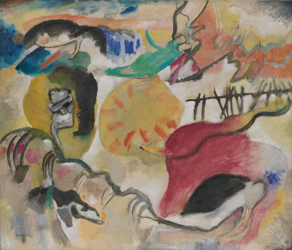 Detail of Improvisation 27, 1912 by Wassily Kandinsky