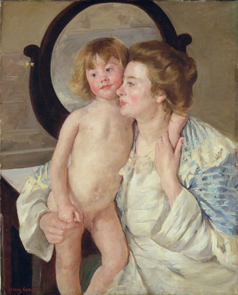 Detail of Mother and Boy, c.1899 by Mary Stevenson Cassatt