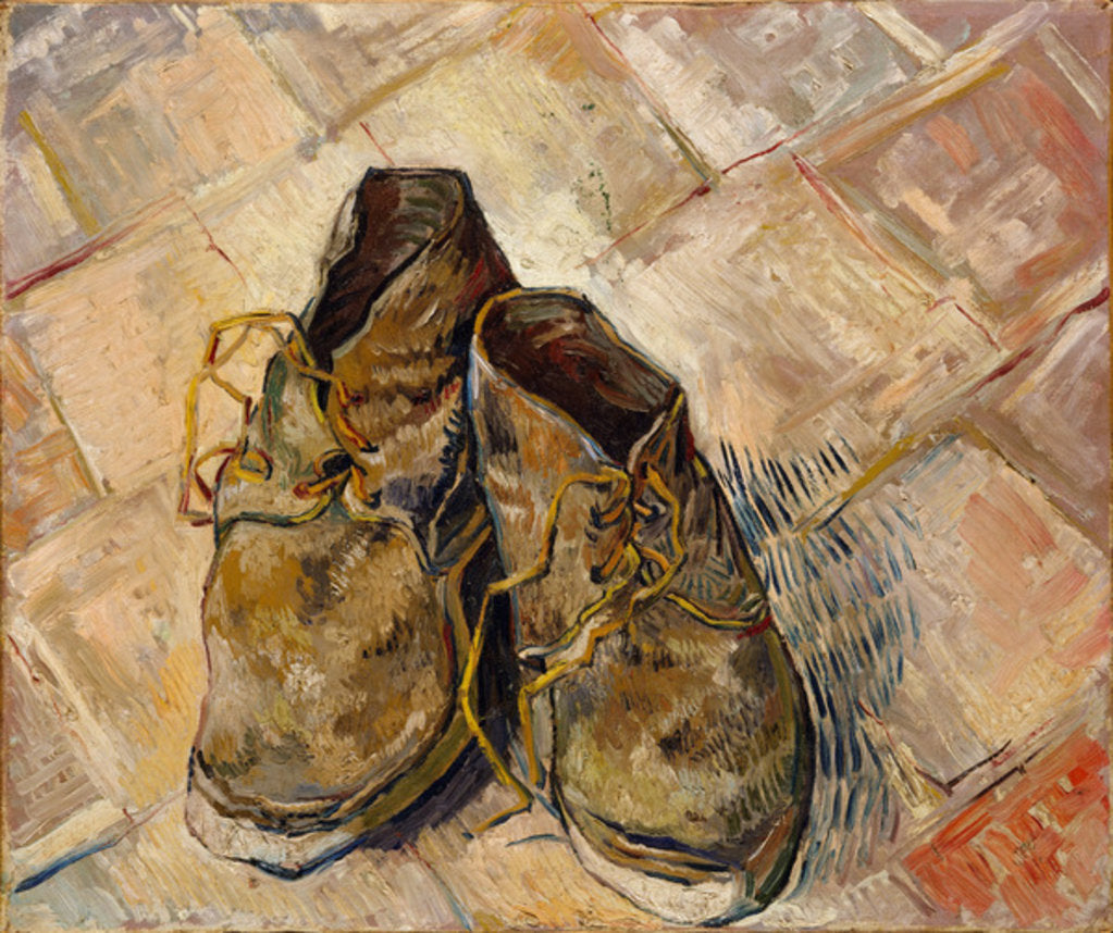 Detail of Shoes, 1888 by Vincent van Gogh