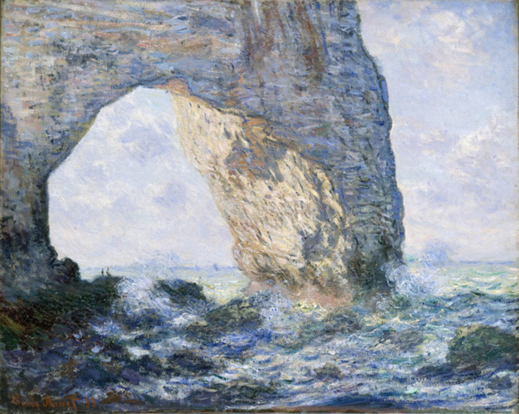 Detail of The Manneporte, 1883 by Claude Monet