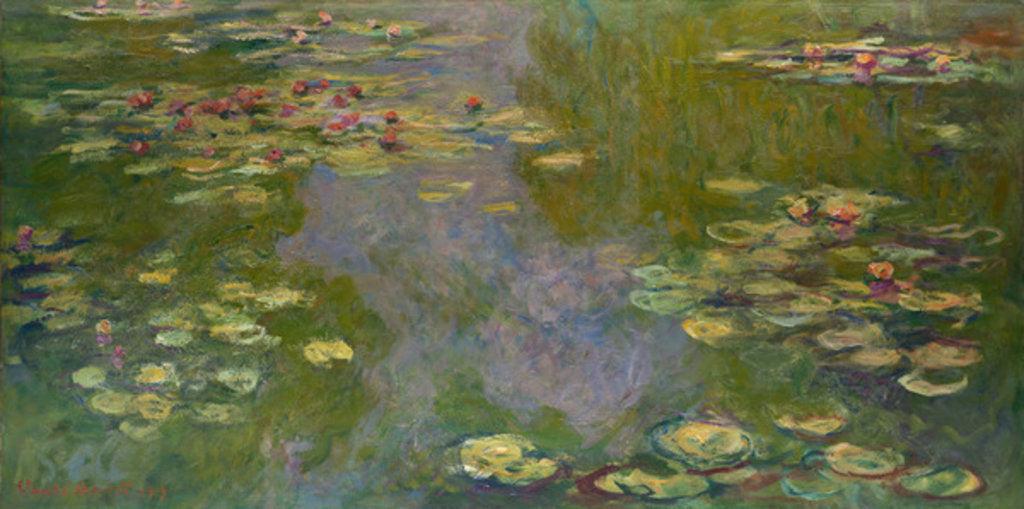 Detail of Water Lilies, 1919 by Claude Monet
