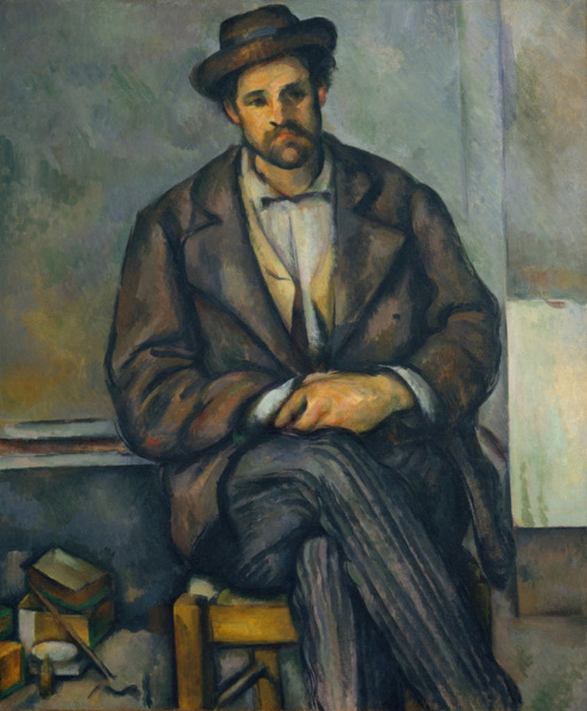Detail of Seated Peasant, c.1892-96 by Paul Cezanne