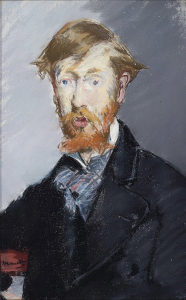 Detail of George Moore, 1879 by Edouard Manet