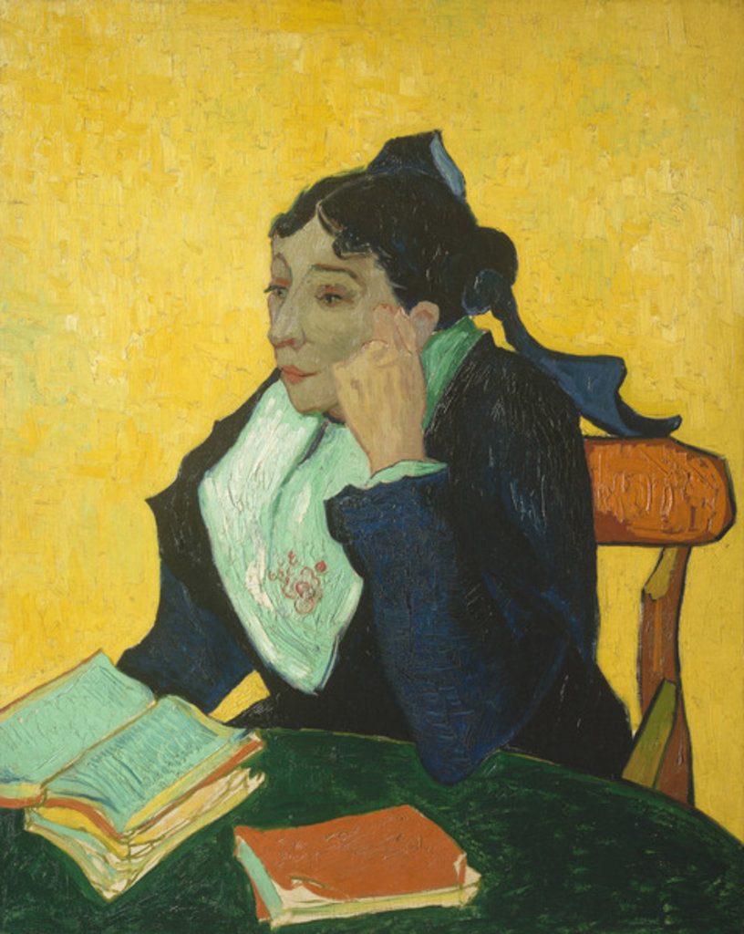 Detail of L'Arlesienne 1888 by Vincent van Gogh