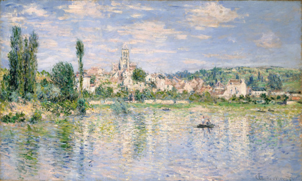 Detail of Vétheuil in Summer, 1880 by Claude Monet