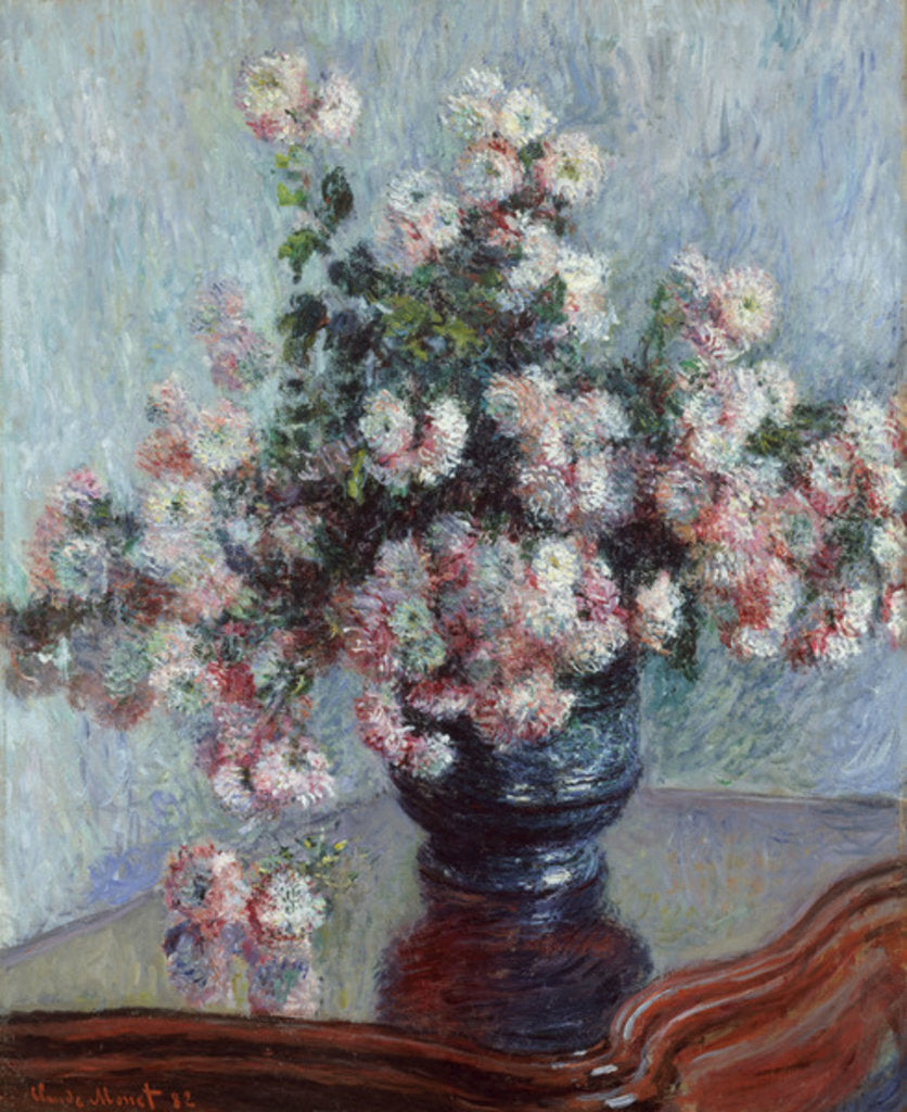 Detail of Chrysanthemums, 1882 by Claude Monet