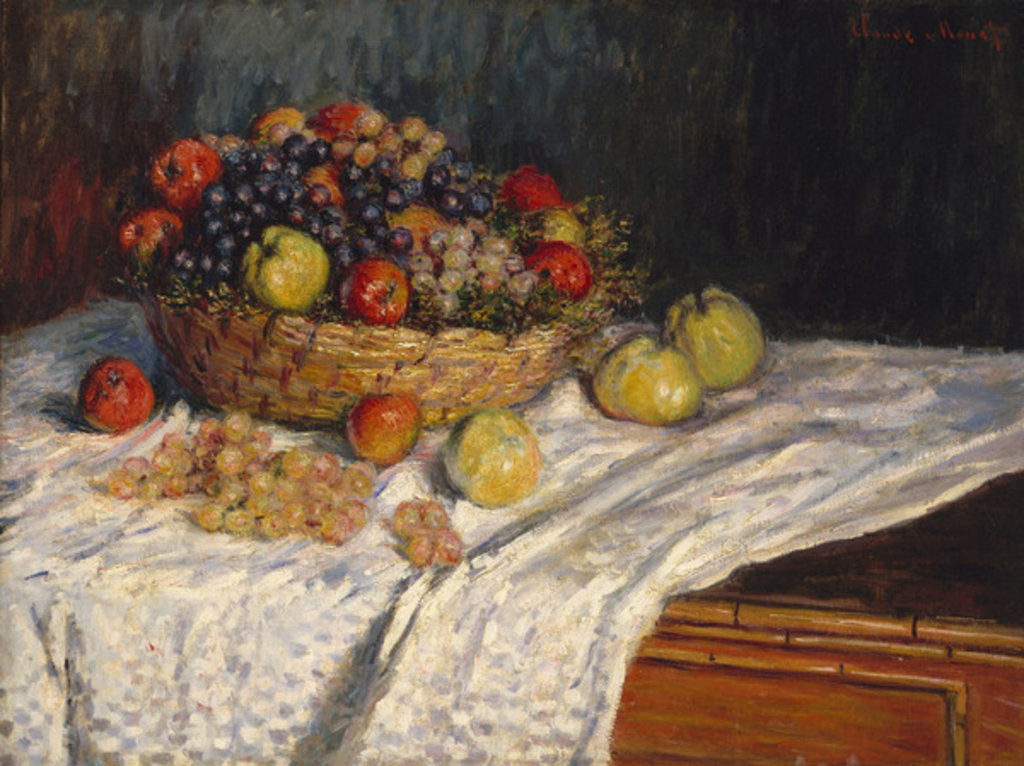 Detail of Apples and Grapes, 1879–80 by Claude Monet
