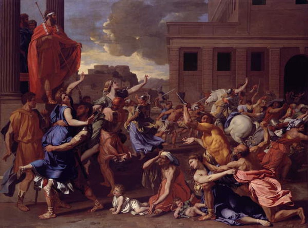 Detail of The Abduction of the Sabine Women, c.1633-34 by Nicolas Poussin