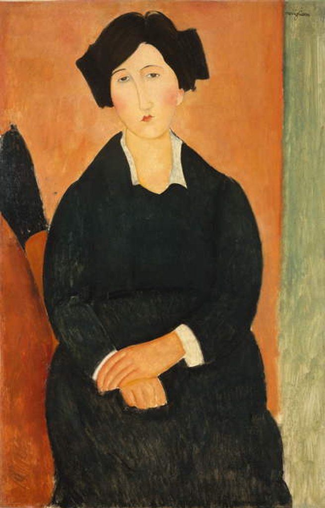 Detail of The Italian Woman, 1917 by Amedeo Modigliani