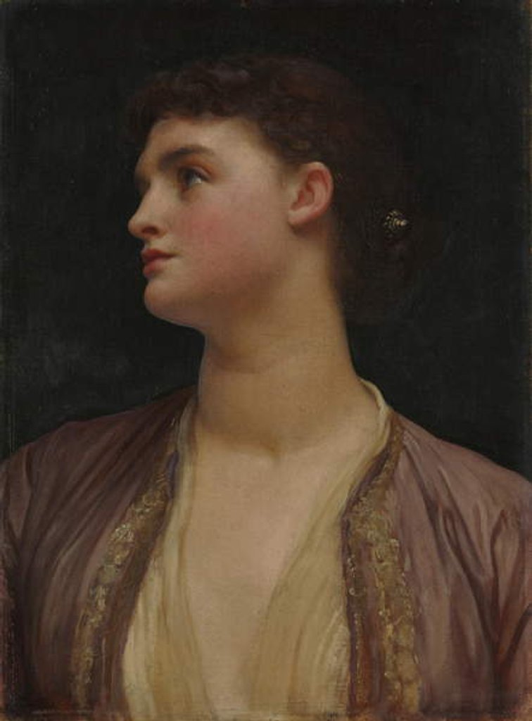 Detail of Lucia by Frederic Leighton