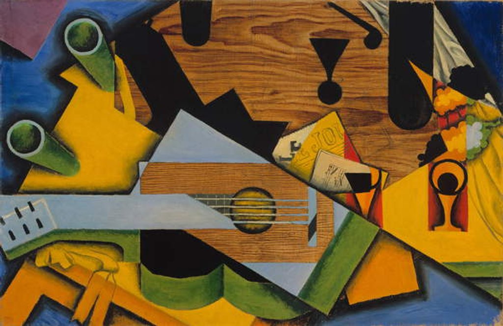 Detail of Still Life with a Guitar, 1913 by Juan Gris