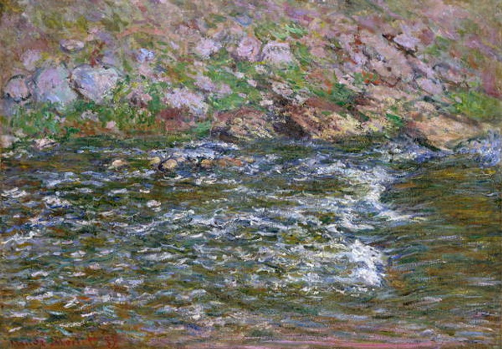 Detail of Rapids on the Petite Creuse at Fresselines, 1889 by Claude Monet