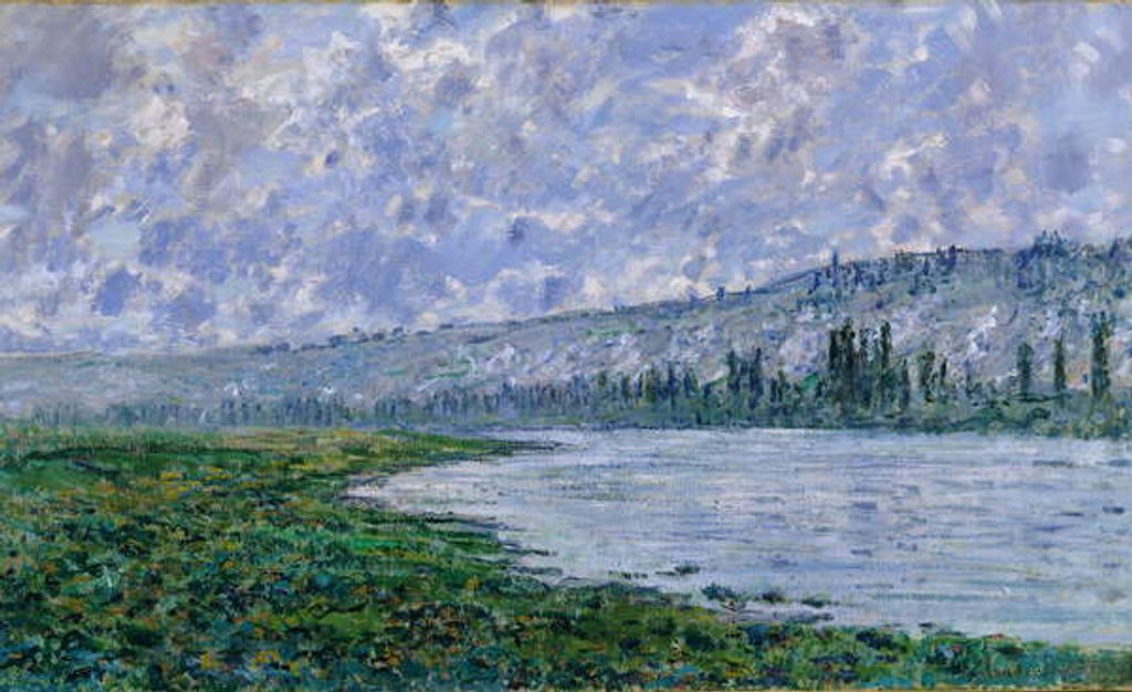 Detail of The Seine at Vétheuil, 1880 by Claude Monet