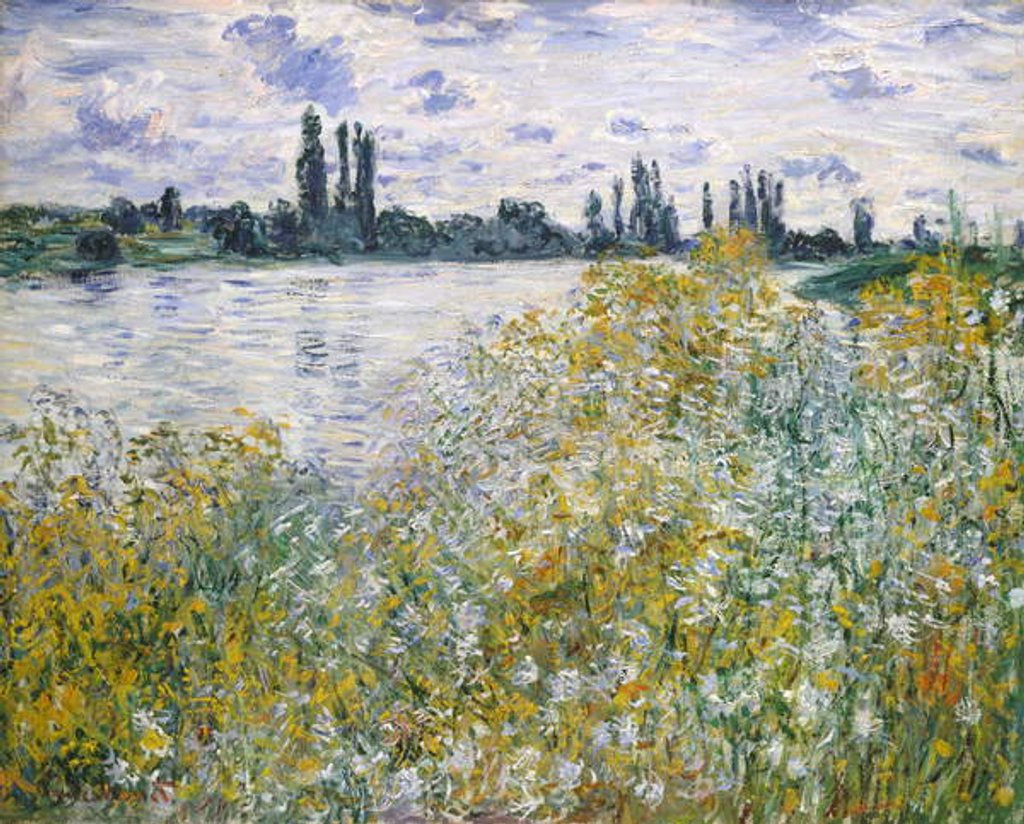 Detail of Île aux Fleurs near Vétheuil, 1880 by Claude Monet