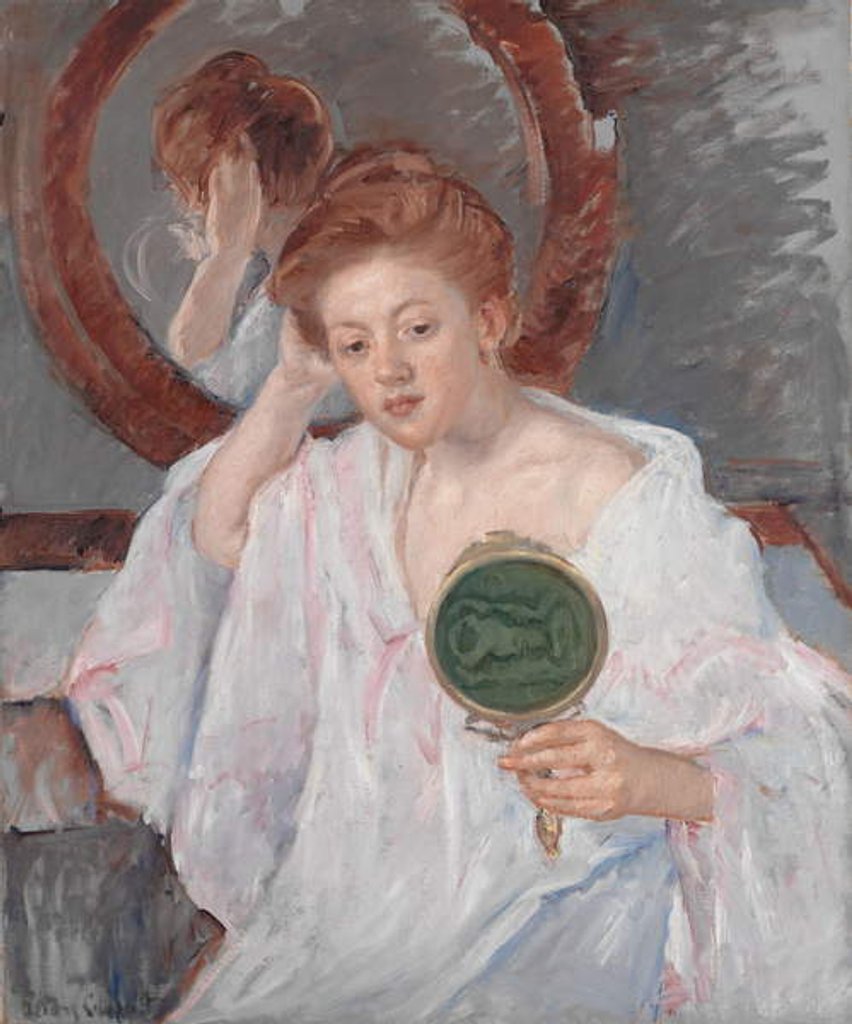 Detail of Denise at Her Dressing Table, c.1908-9 by Mary Stevenson Cassatt