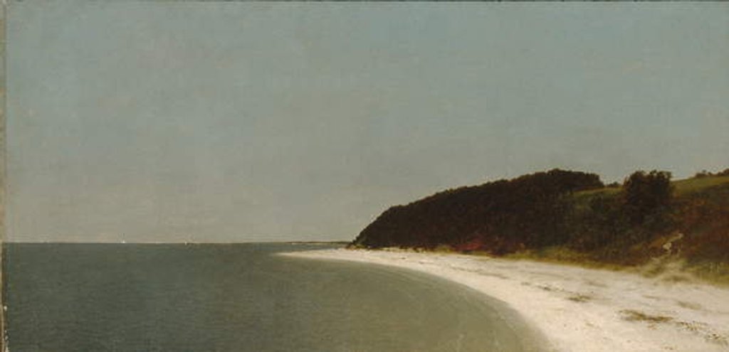 Detail of Eaton's Neck, Long Island, 1872 by John Frederick Kensett
