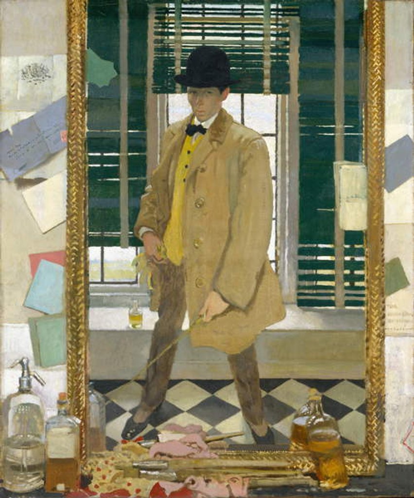 Detail of Self-portrait, c.1910 by William Orpen