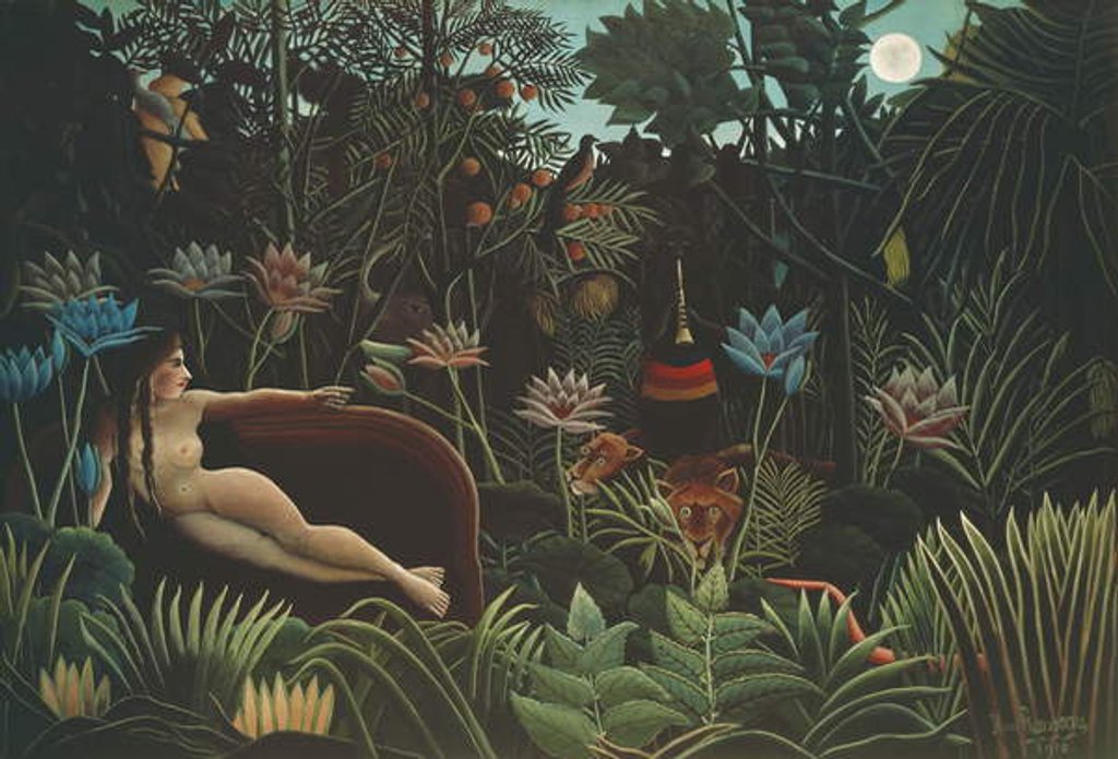 Detail of The Dream, 1910 by Henri J.F. Rousseau