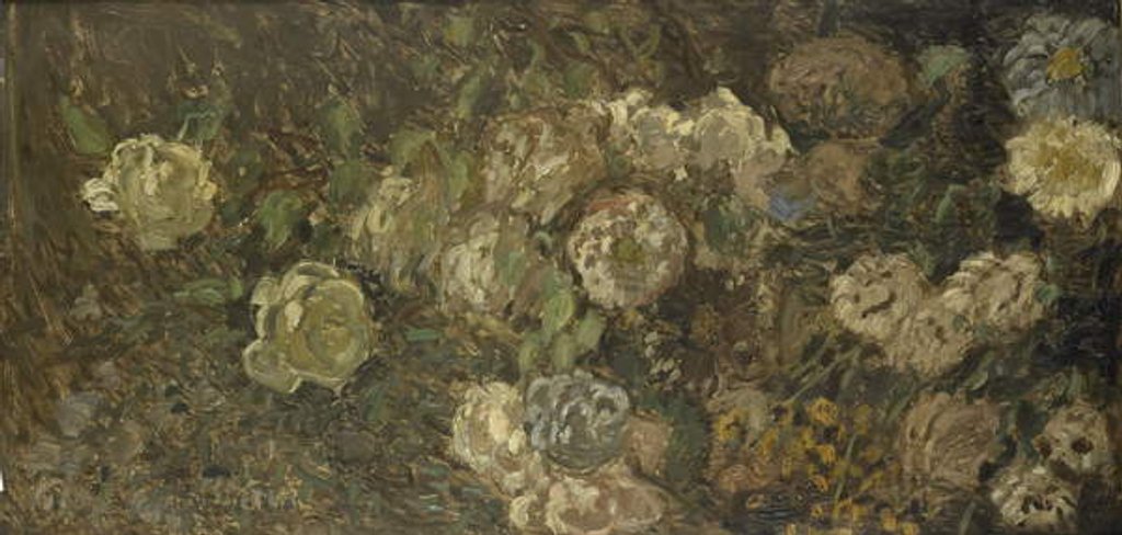 Detail of Flowers by Claude Monet