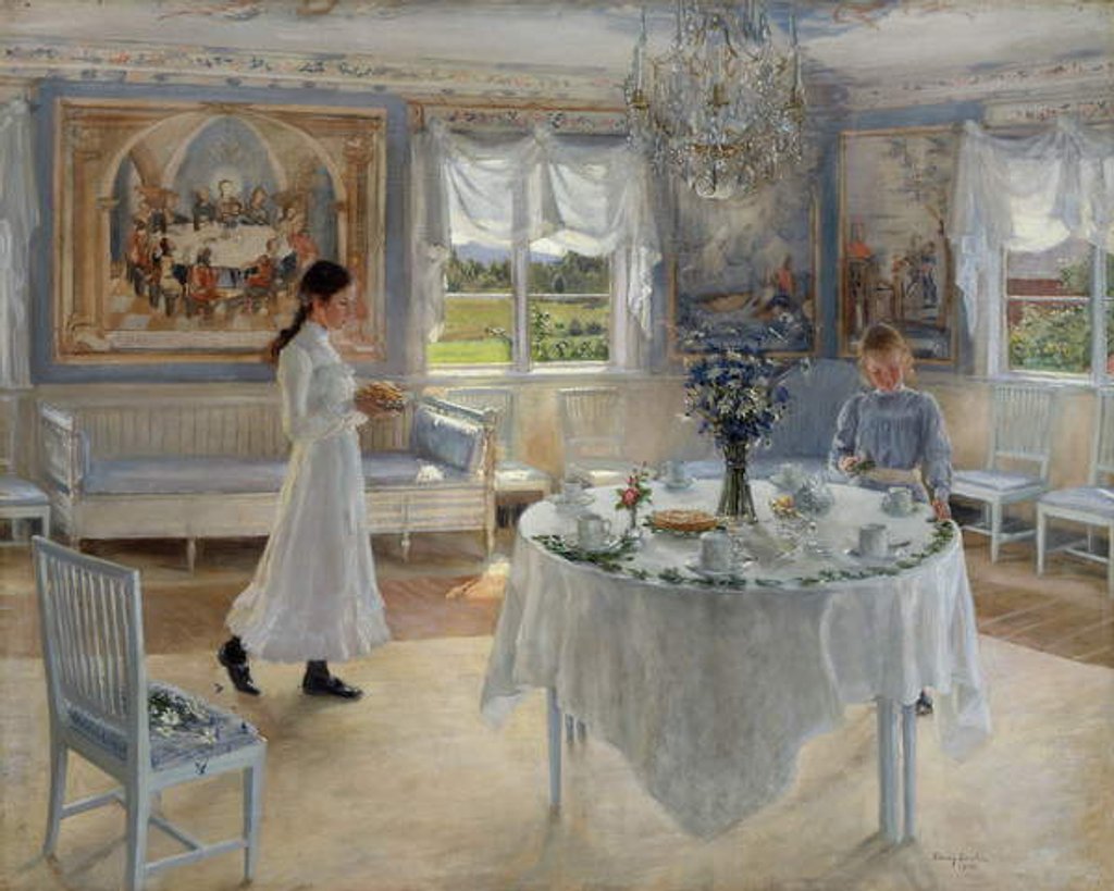 Detail of A Day of Celebration, 1902 by Fanny Brate