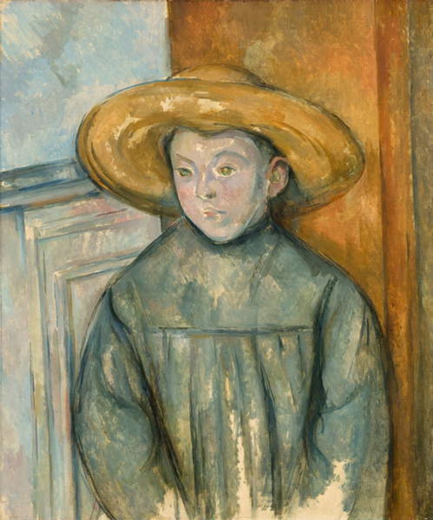 Detail of Boy with a Straw Hat, 1896 by Paul Cezanne
