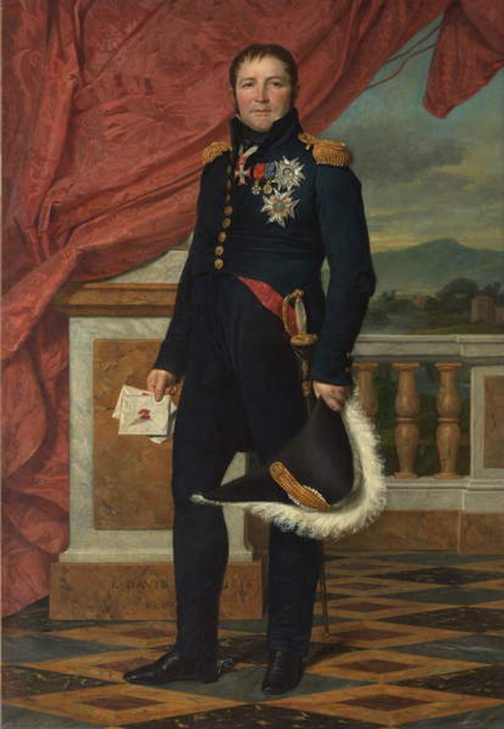 Detail of General Etienne-Maurice Gerard, 1816 by Jacques Louis David