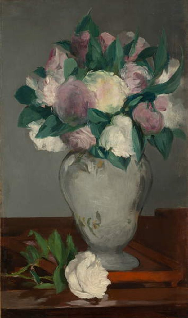 Detail of Peonies, 1864-65 by Edouard Manet