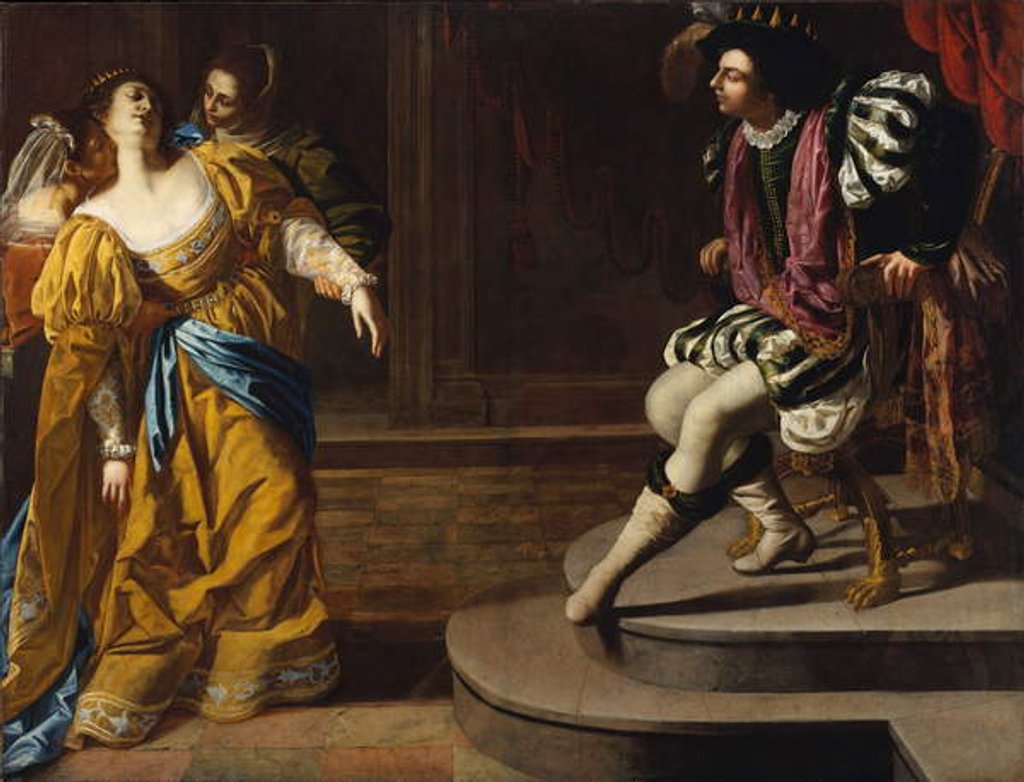 Detail of Esther before Ahasuerus, c.1630 by Artemisia Gentileschi
