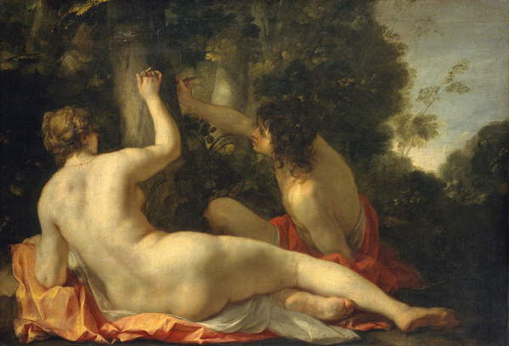 Detail of Angelica and Medoro, c.1630 by Jacques Blanchard