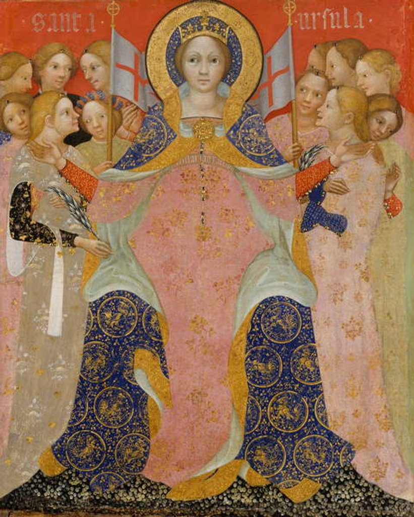 Detail of Saint Ursula and Her Maidens, c.1410 by Nicolo di Pietro