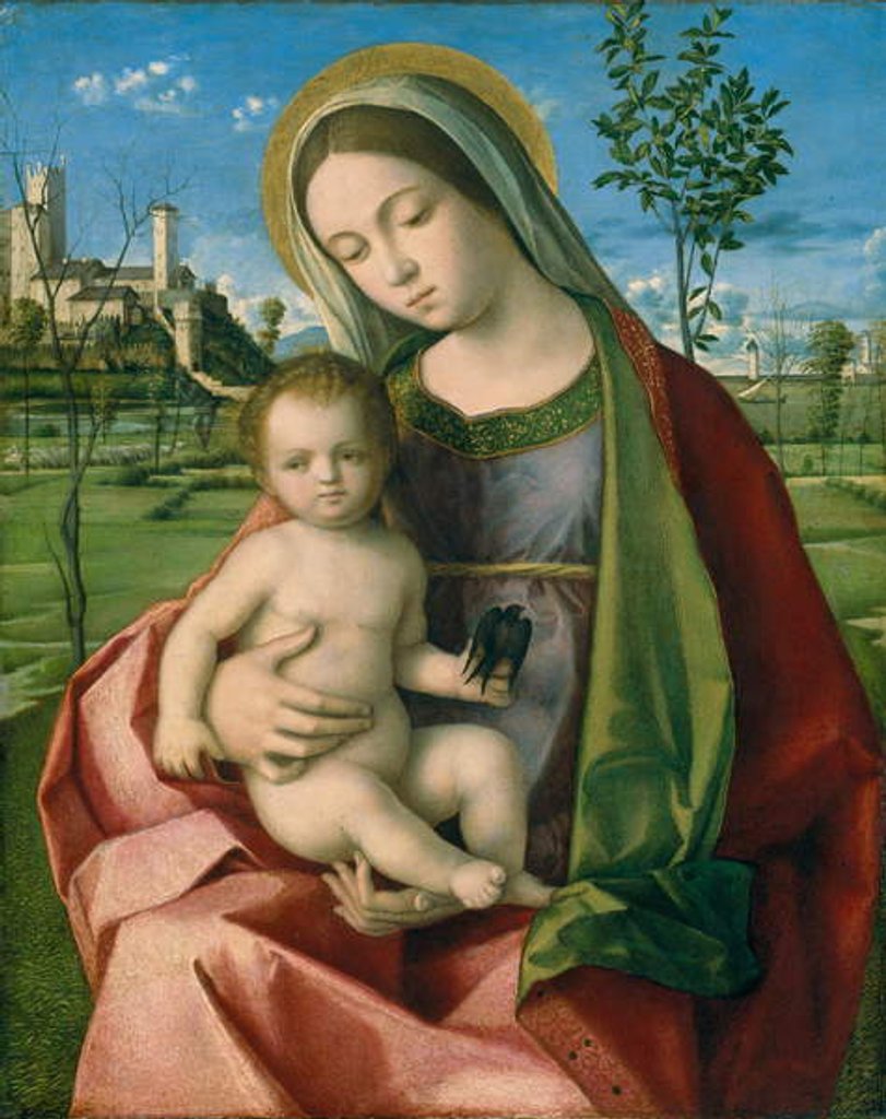 Detail of Madonna and Child, c.1510 by Giovanni Bellini