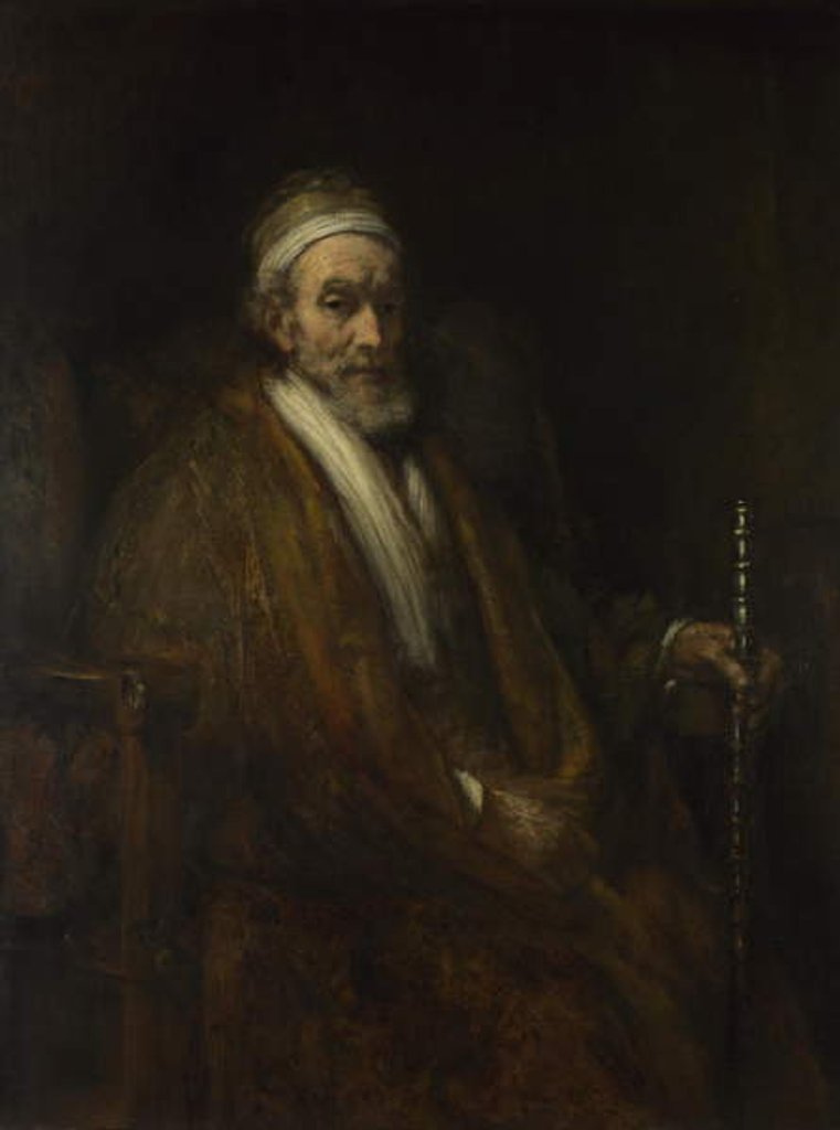 Detail of Portrait of Jacob Trip, c.1661 by Rembrandt Harmensz. van Rijn