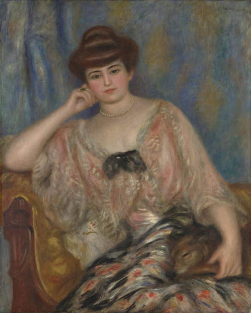Detail of Misia Sert, 1904 by Pierre Auguste Renoir