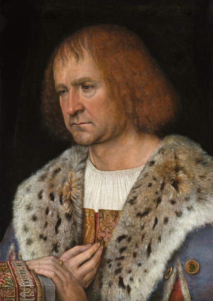 Detail of Portrait of Diego de Guevara, 1515-18 by Michiel Sittow