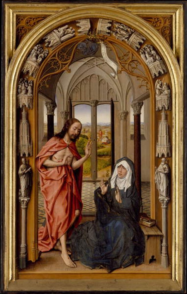 Detail of Christ Appearing to his Mother, c.1496 by Juan de Flandes