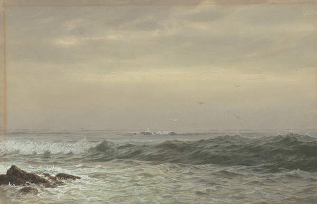 Detail of Rocks and Breaking Waves, c.1870 by William Trost Richards
