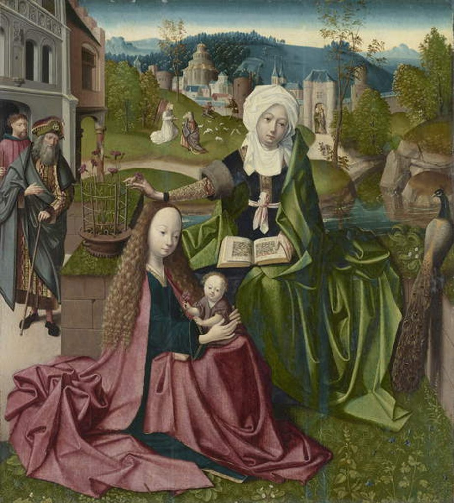 Detail of Virgin and Child with Saint Anne, c.1495 by Netherlandish School